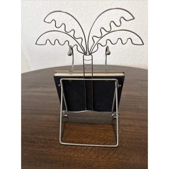Unbranded Beach Silver Palm Tree w/30 4x6 Photo Holders-great For Vacation Pics - Picture 5 of 9